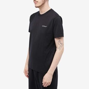 Off-White Men's Scratch Arrow T-Shirt‎ in Black NWT Size S